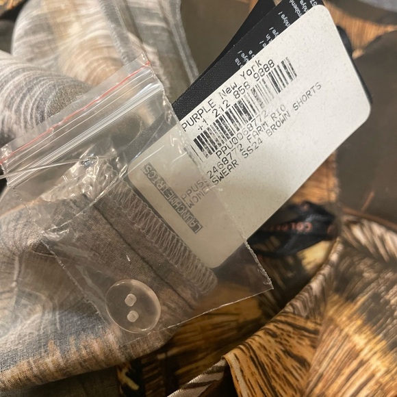 FARM RIO BROWN SHUHU SHORT - Picture 6 of 8